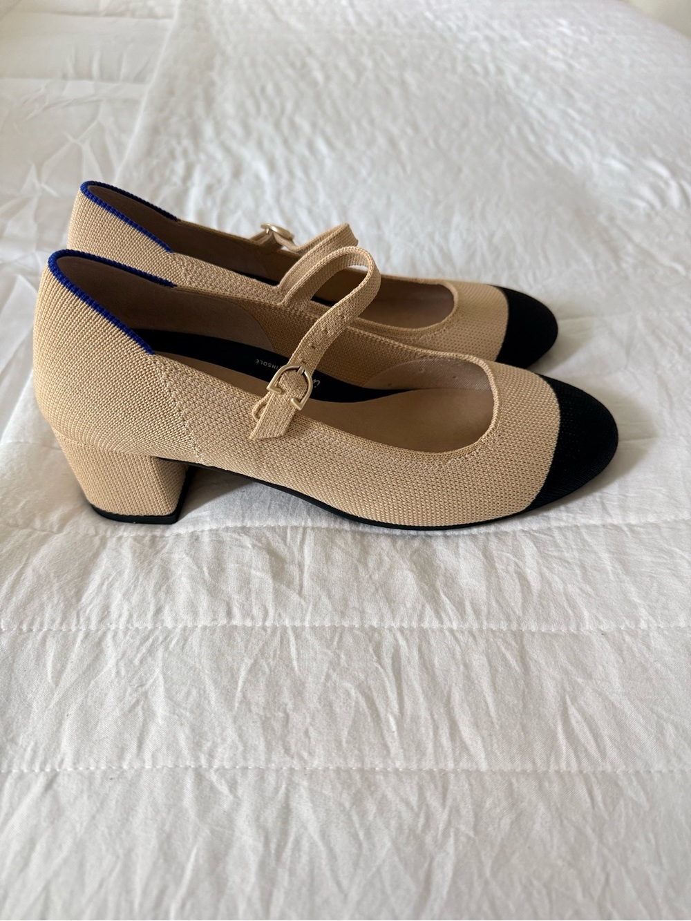 Rothys Mary Jane Block Heel Pumps - Stylish Women Shoes